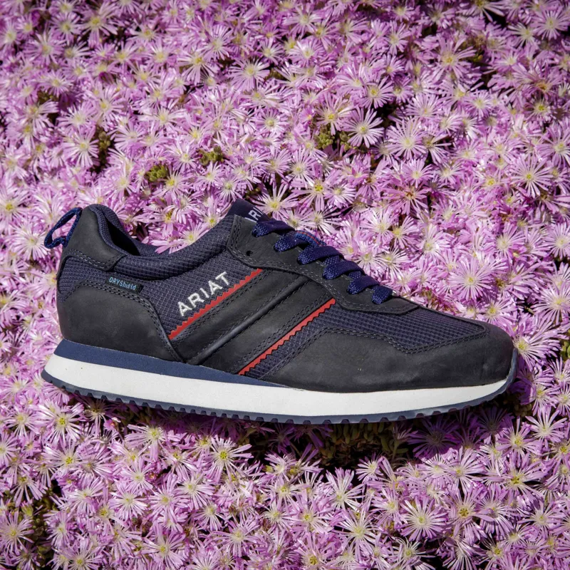 Ariat Ranch Runner Waterproof Womens Trainers - Navy-3