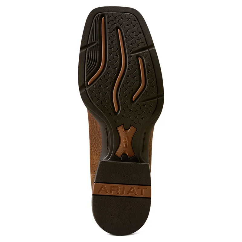 Ariat Sport Sidebet Mens Square Toe Western Boots - Toasted Grain/Tan-4