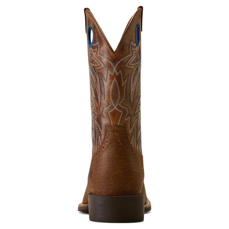 Ariat Sport Sidebet Mens Square Toe Western Boots - Toasted Grain/Tan-2
