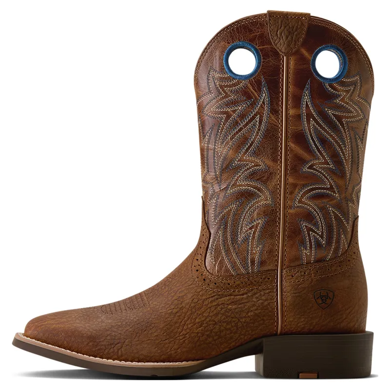 Ariat Sport Sidebet Mens Square Toe Western Boots - Toasted Grain/Tan-5