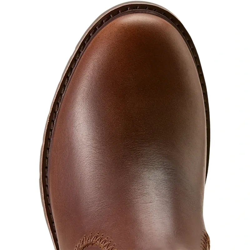 Ariat Wexford Whipstitch Womens Chelsea Boots - Deep Cognac-4