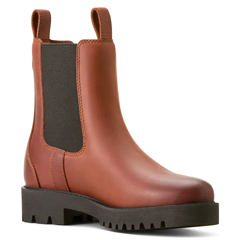 Ariat Wexford Lug Mid Waterproof Ladies Chelsea Boots - Rockwood-4