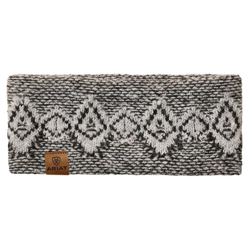 Ariat Willow Womens Headband - Grey Heather