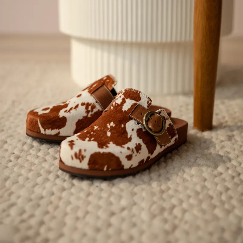 Ariat Country Womens Mules - Cow Hair On-7