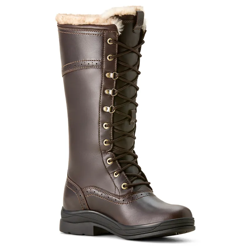 Ariat Wythburn II Sherpa Waterproof Womens Country Boots - Dark Mocha-2