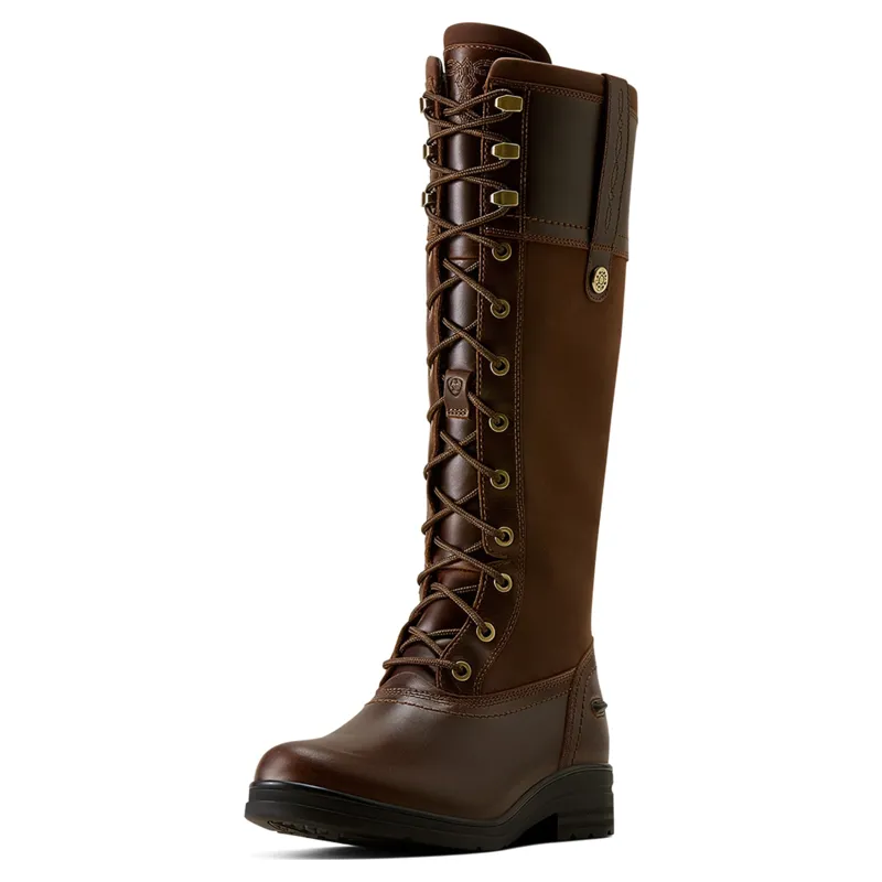Ariat Wythburn Womens Waterproof Country Boots - Tobacco Brown-1