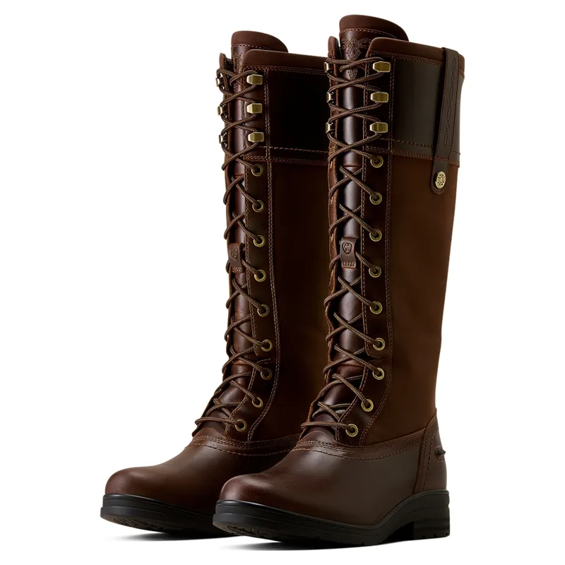 Ariat Wythburn Womens Waterproof Country Boots - Tobacco Brown-8