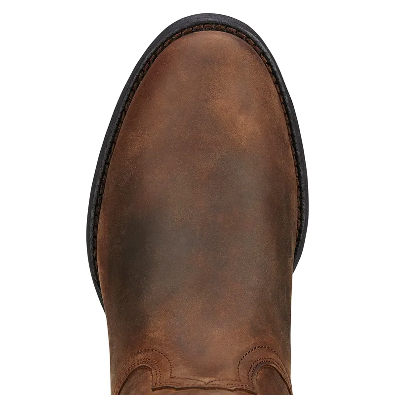 Ariat Heritage Roper Womens Western Boots - Distressed Brown-4