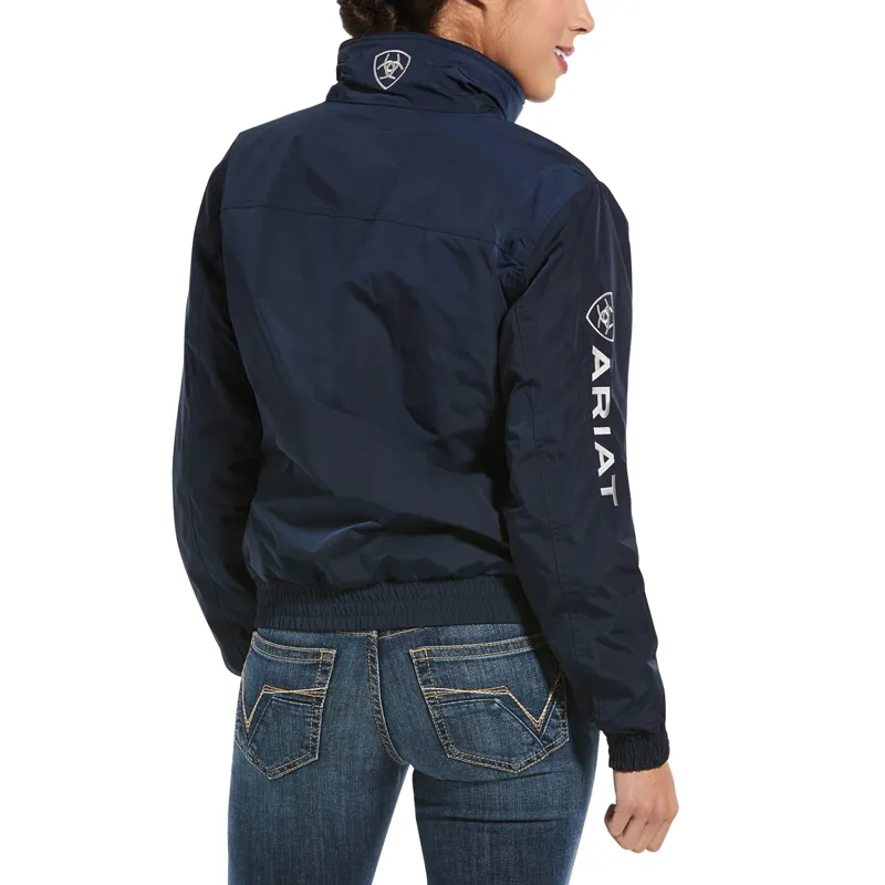 Ariat Stable Insulated Ladies Blouson Jacket - Navy-2