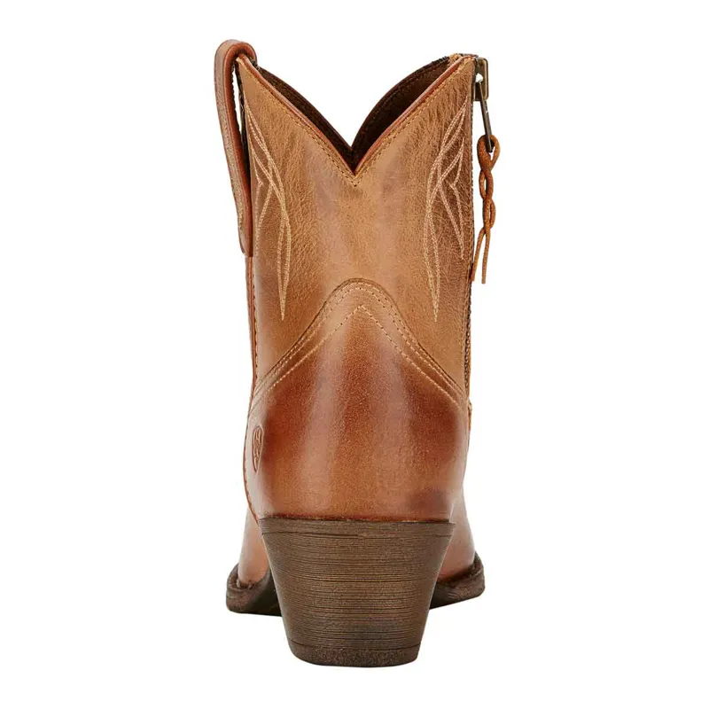Ariat Darlin Womens Short Western Boots - Burnt Sugar-2