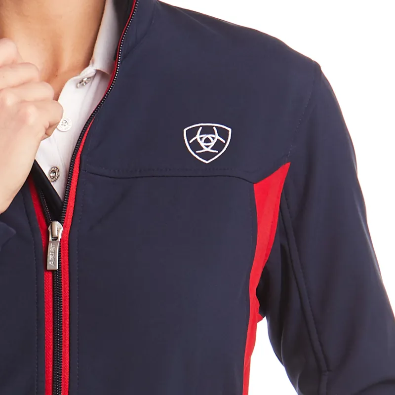 Ariat New Team Softshell Ladies Jacket - Navy-3