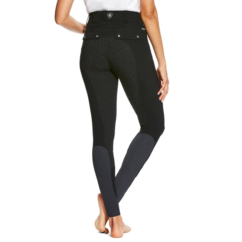 Ariat Tri Factor Grip Full Seat Ladies Breeches - Black-1