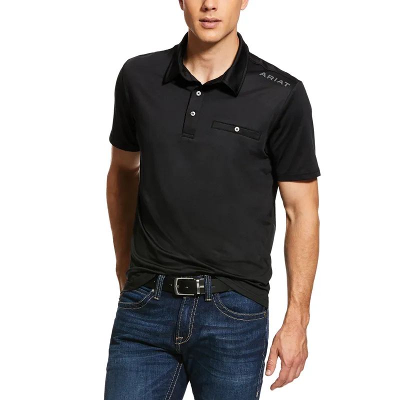Ariat Norco Mens Polo Shirt - Black