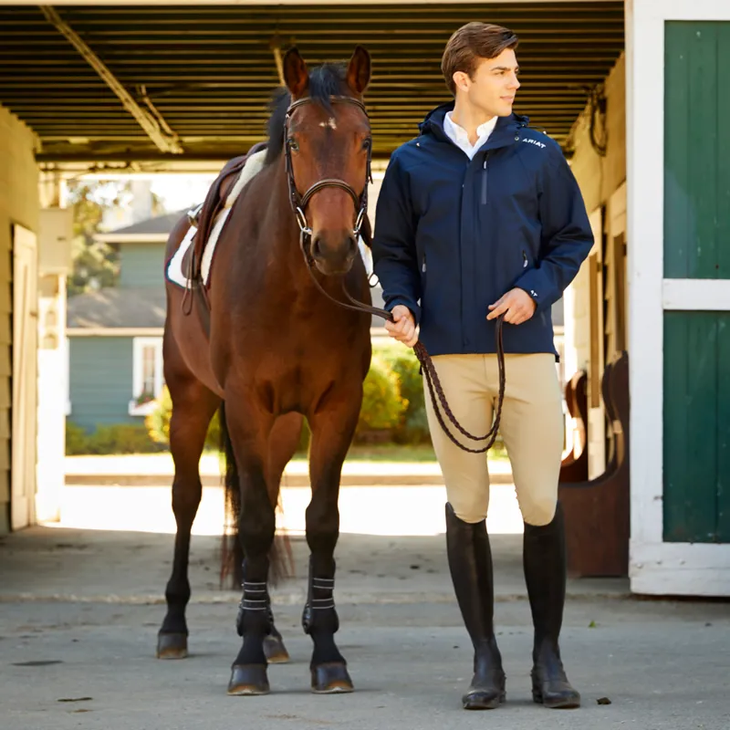 Ariat Tri Factor Grip Knee Patch Mens Competition Breeches - Tan-2