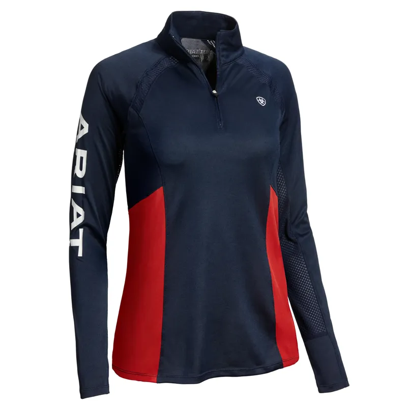 Ariat Team Sunstopper 2.0 Ladies Baselayer - Navy-1