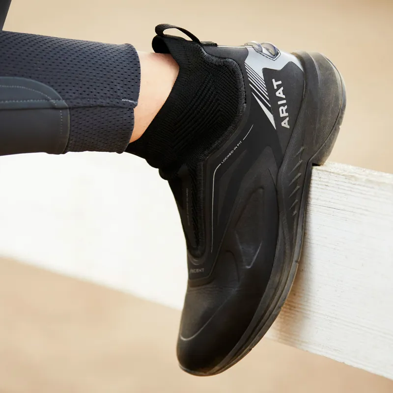 Ariat Ascent Ladies Paddock Boots - Black-4