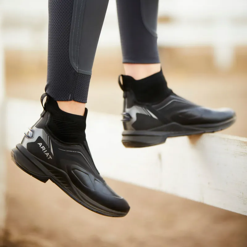 Ariat Ascent Ladies Paddock Boots - Black-5