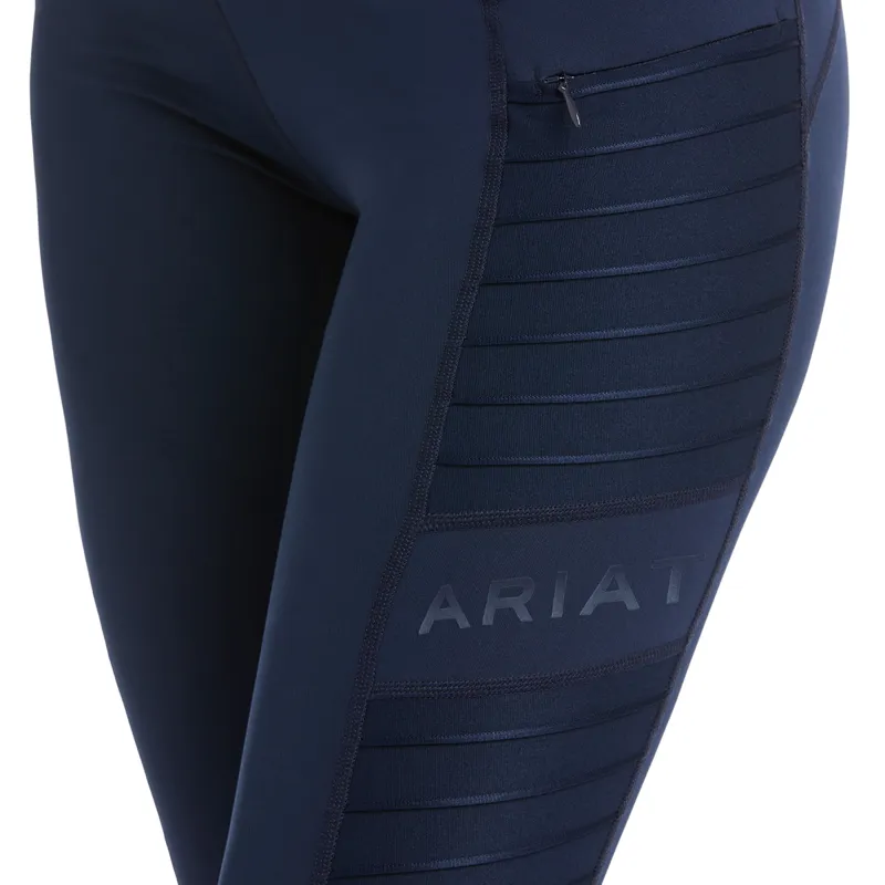 Ariat EOS MOTO Full Grip Ladies Riding Tights - Navy - X-Large-2