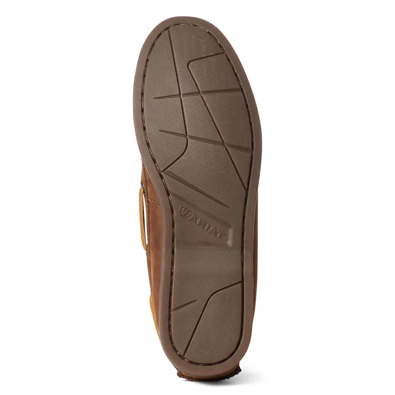 Ariat Antigua Ladies Deck Shoes - Walnut-4