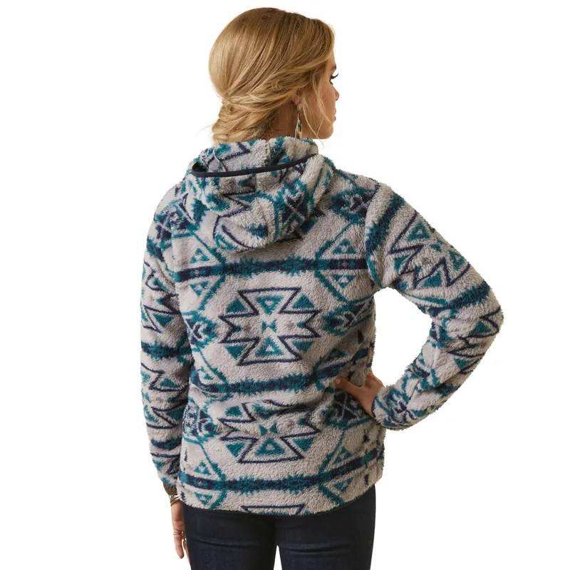 Ariat R.E.A.L. Berber Half Zip Ladies Sweat Hoodie Rocky Mountain