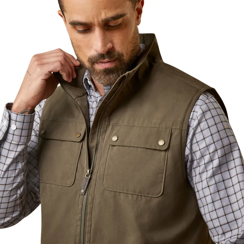 Ariat Country Argentium Mens Insulated Gilet - Earth-2