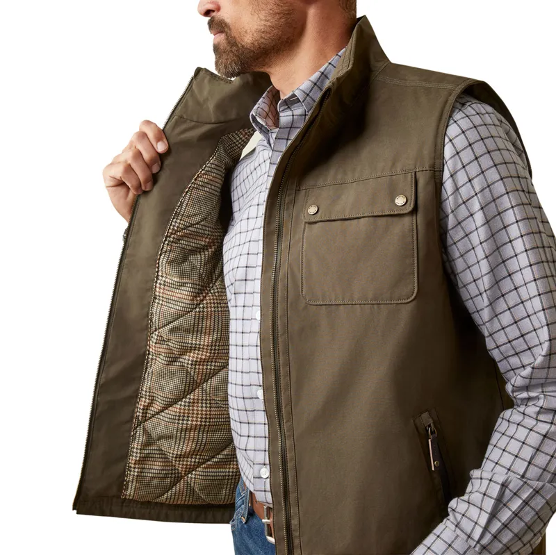 Ariat Country Argentium Mens Insulated Gilet - Earth-3