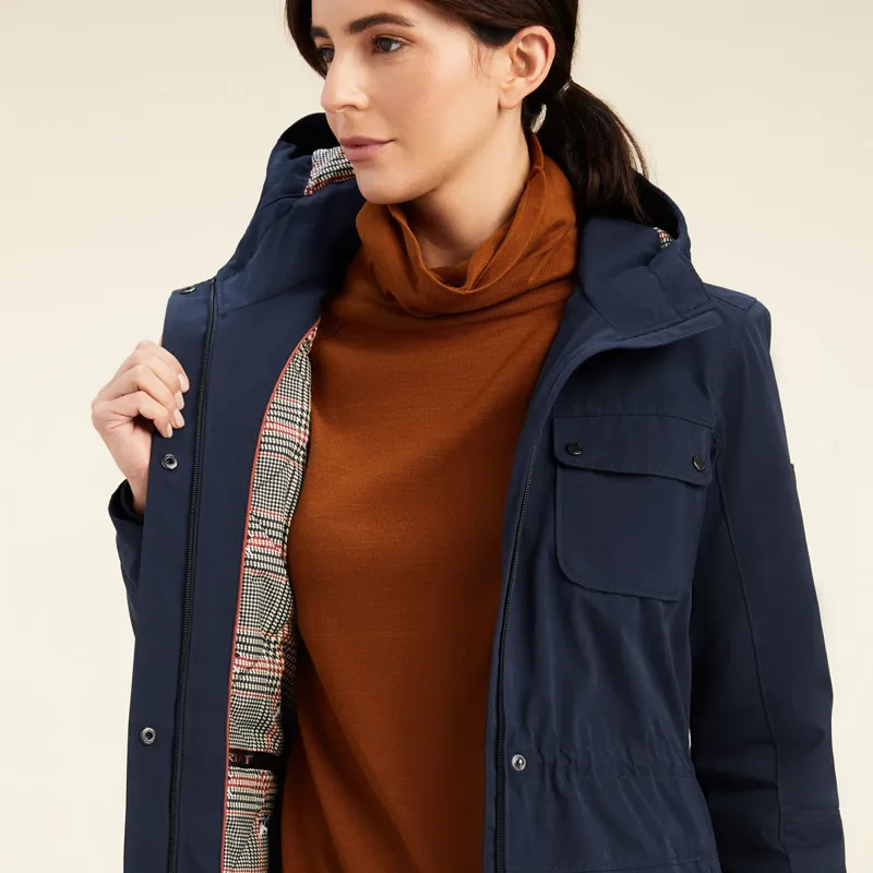 Ariat Argentium Ladies Parka - Navy-3