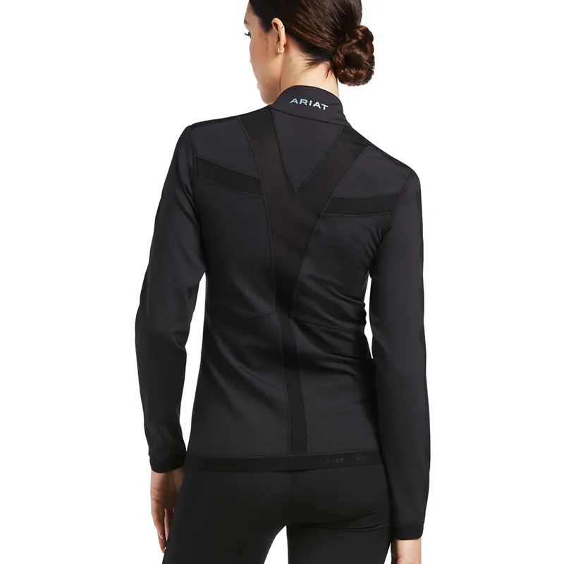 Ariat Ascent Full Zip Ladies Sweater - Black-1