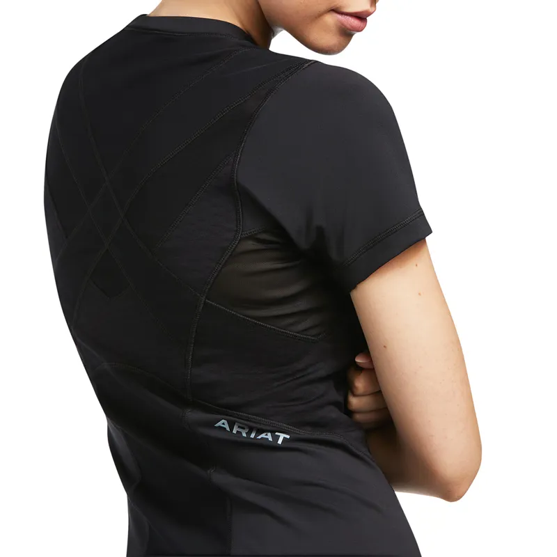 Ariat Ascent Crew Ladies Base Layer - Black-2