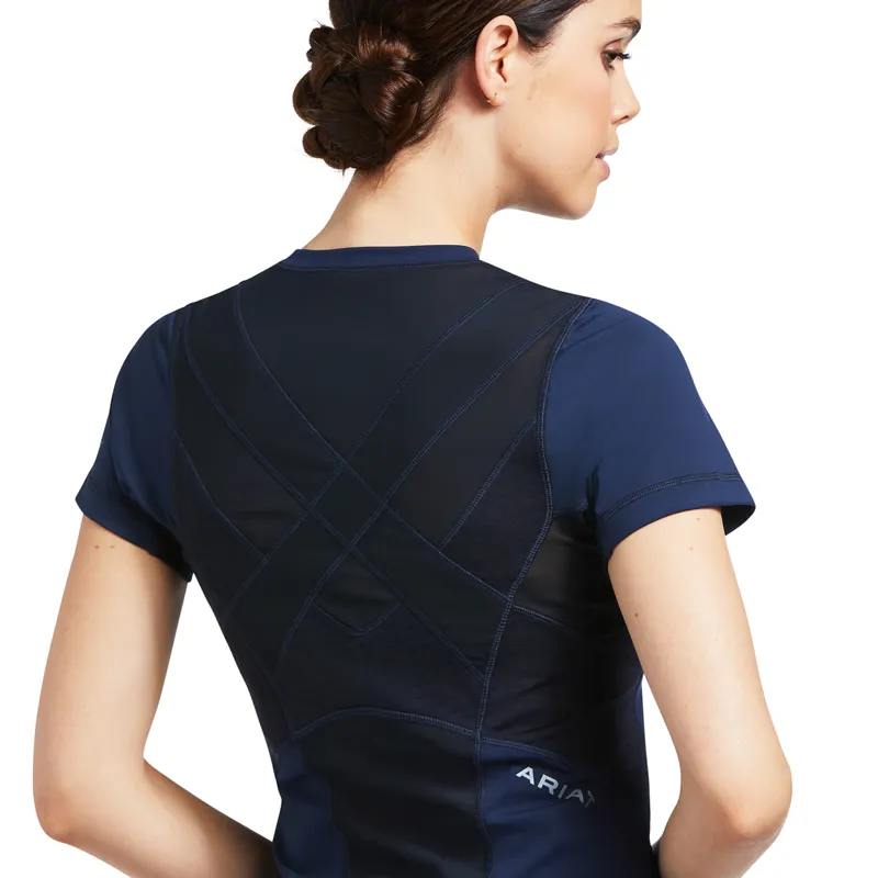 Ariat Ascent Crew Ladies Base Layer - Navy-2
