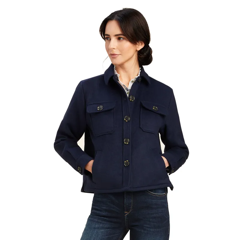 Ariat Country Ashford Ladies Shirt Jacket - Navy