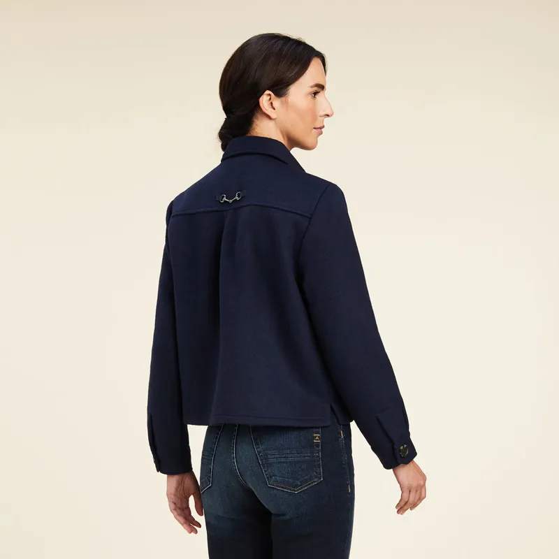 Ariat Country Ashford Ladies Shirt Jacket - Navy-1