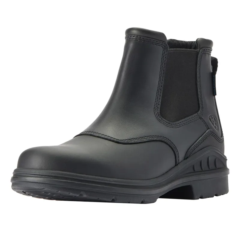 Ariat black square outlet toe work boots