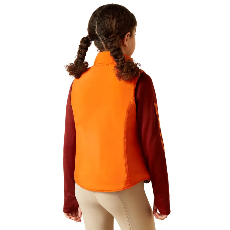 Ariat Bella Reversible Junior Gilet - Dala Horse/Arctic-1