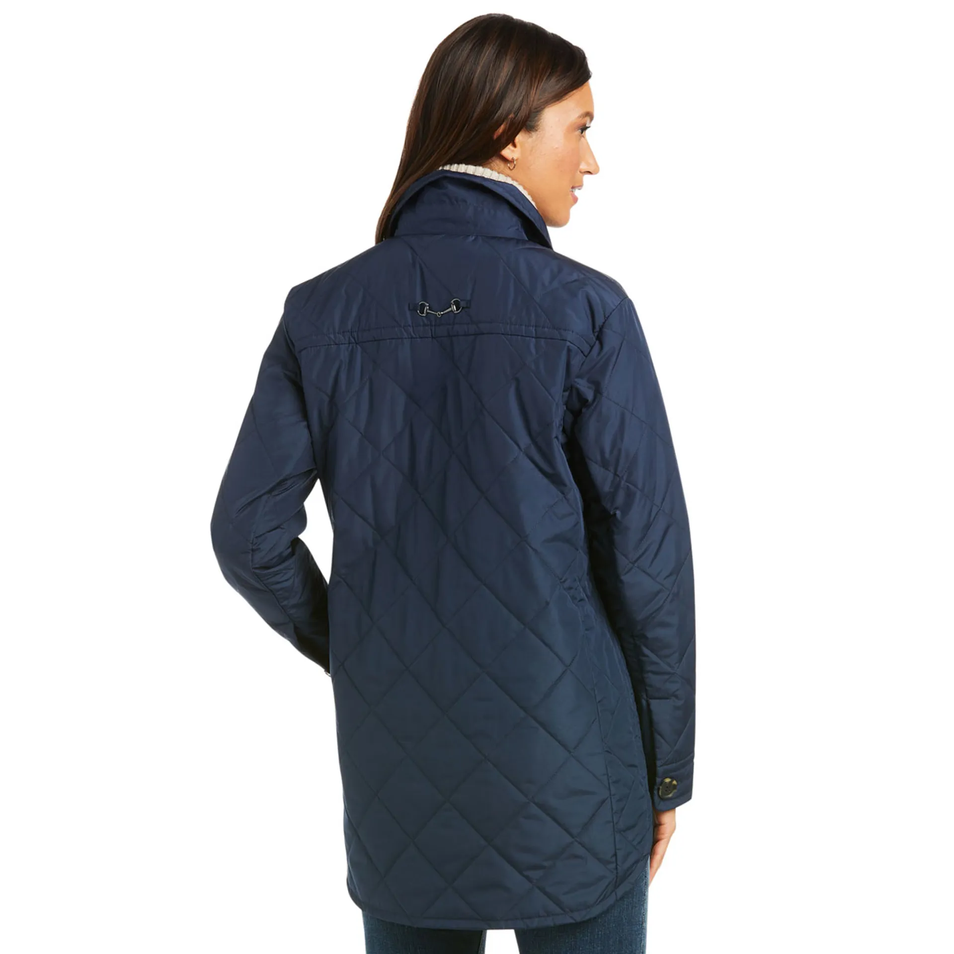 Veste Chemise Femme Ariat Belmont – Bleu Marine, Taille XL, Neuve Avec étiquettes