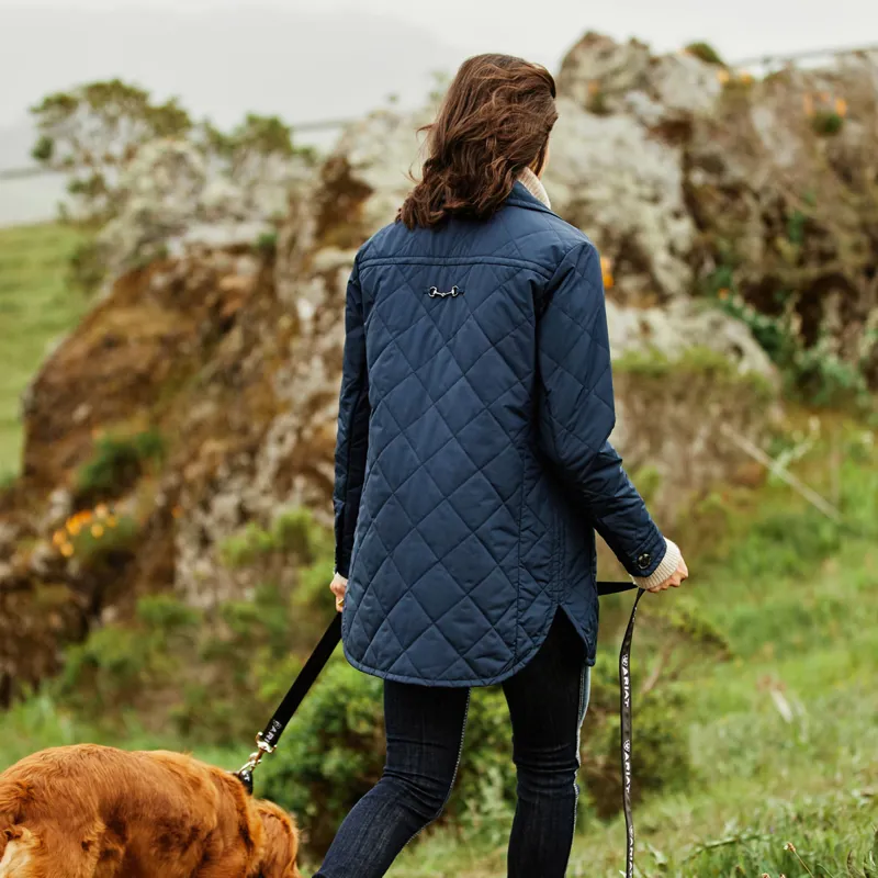 Ariat Country Belmont Ladies Shirt Jacket - Navy-9