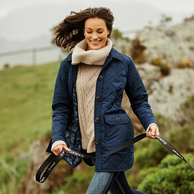 Ariat Country Belmont Ladies Shirt Jacket - Navy-6