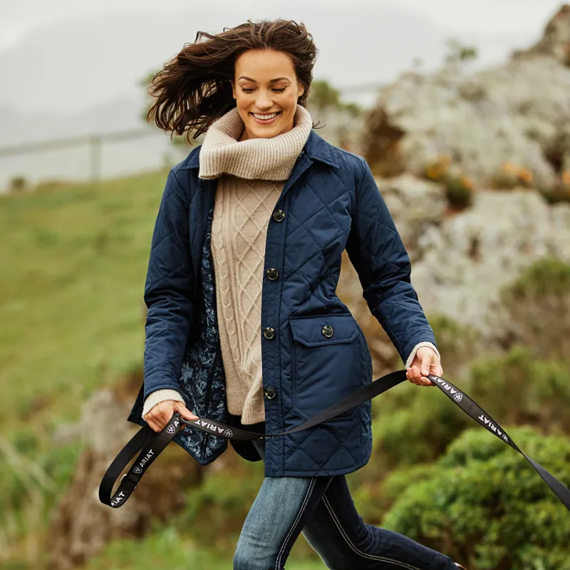 Ariat Country Belmont Ladies Shirt Jacket - Navy-8