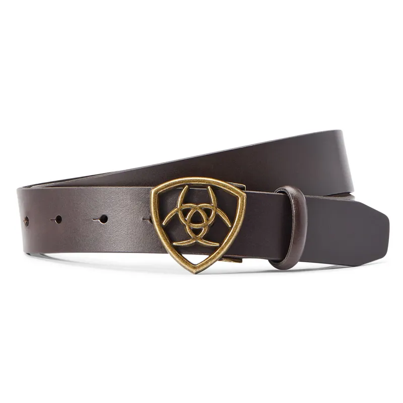 Ariat The Shield Unisex Belt - Cocoa