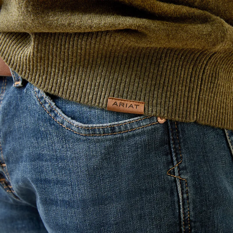 Ariat Country Bolinas 1/2 Zip Mens Sweater - Earth-3