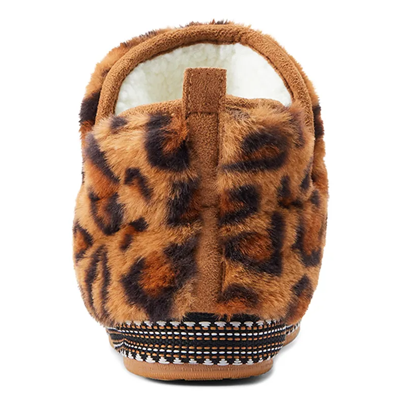 Ariat Bootie Womens Short Slippers - Leopard Print-1