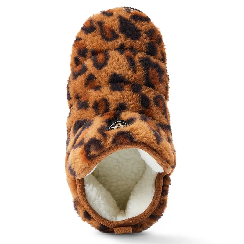Ariat Bootie Womens Short Slippers - Leopard Print-4