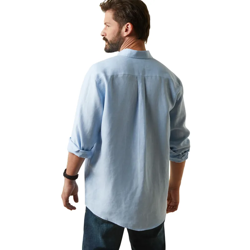 Ariat Country Sonoma Mens Shirt - Powder Blue-1