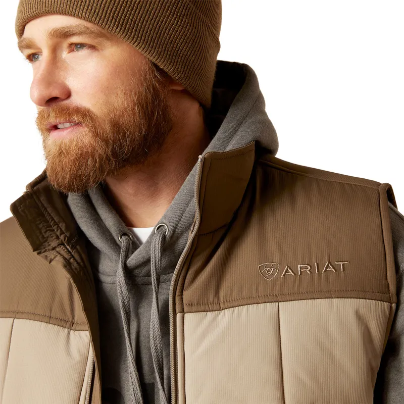 Ariat Crius Mens Insulated Vest Gilet - Brindle/Major Brown-2
