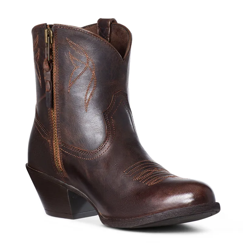 Ariat Darlin Womens Short Western Boots - Sassy Brown-2