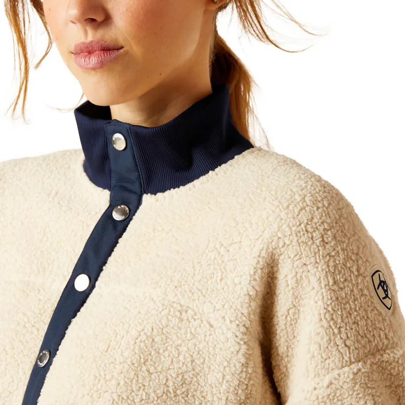 Ariat Doyen Ladies Fleece Sweater - Summer Sand-2