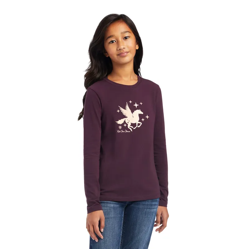 Childrens grey long sleeve top clearance