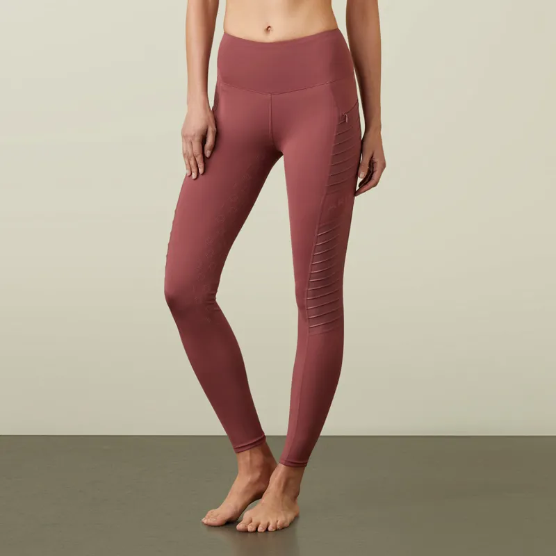 Ariat EOS MOTO Full Grip Ladies Riding Tights Wild Ginger