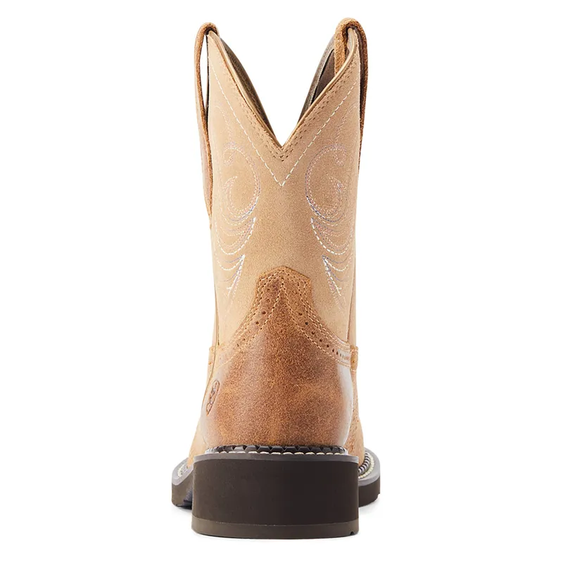 Ariat Fatbaby Heritage Dapper Ladies Western Boots Wicker Walnut