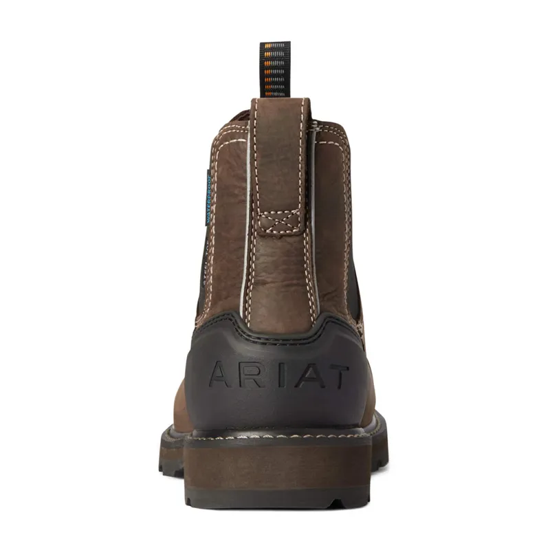 Ariat Groundbreaker Chelsea XTR Steel Toe Mens Boots - Dark Brown -1